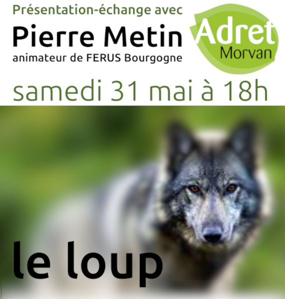 Présentation échange sur le Loup avec Pierre Metin animateur de FERUS