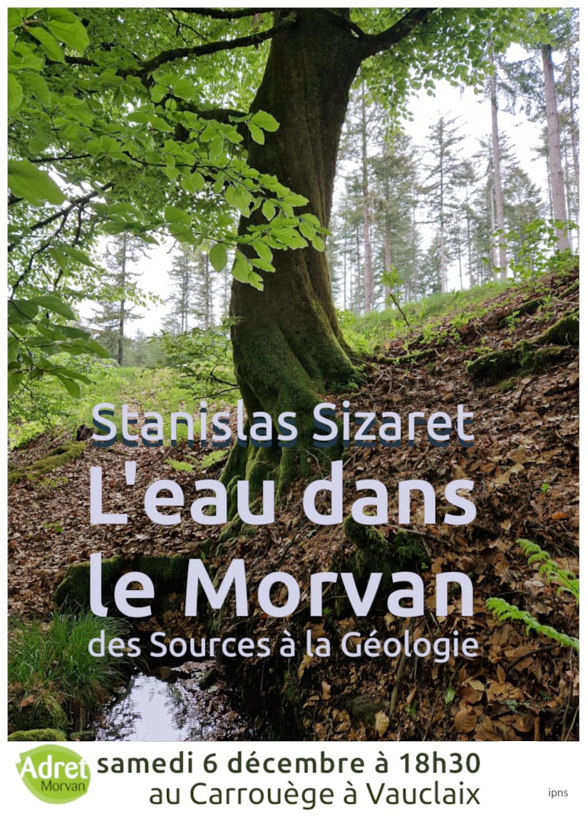 Conférence l’eau dans le Morvan