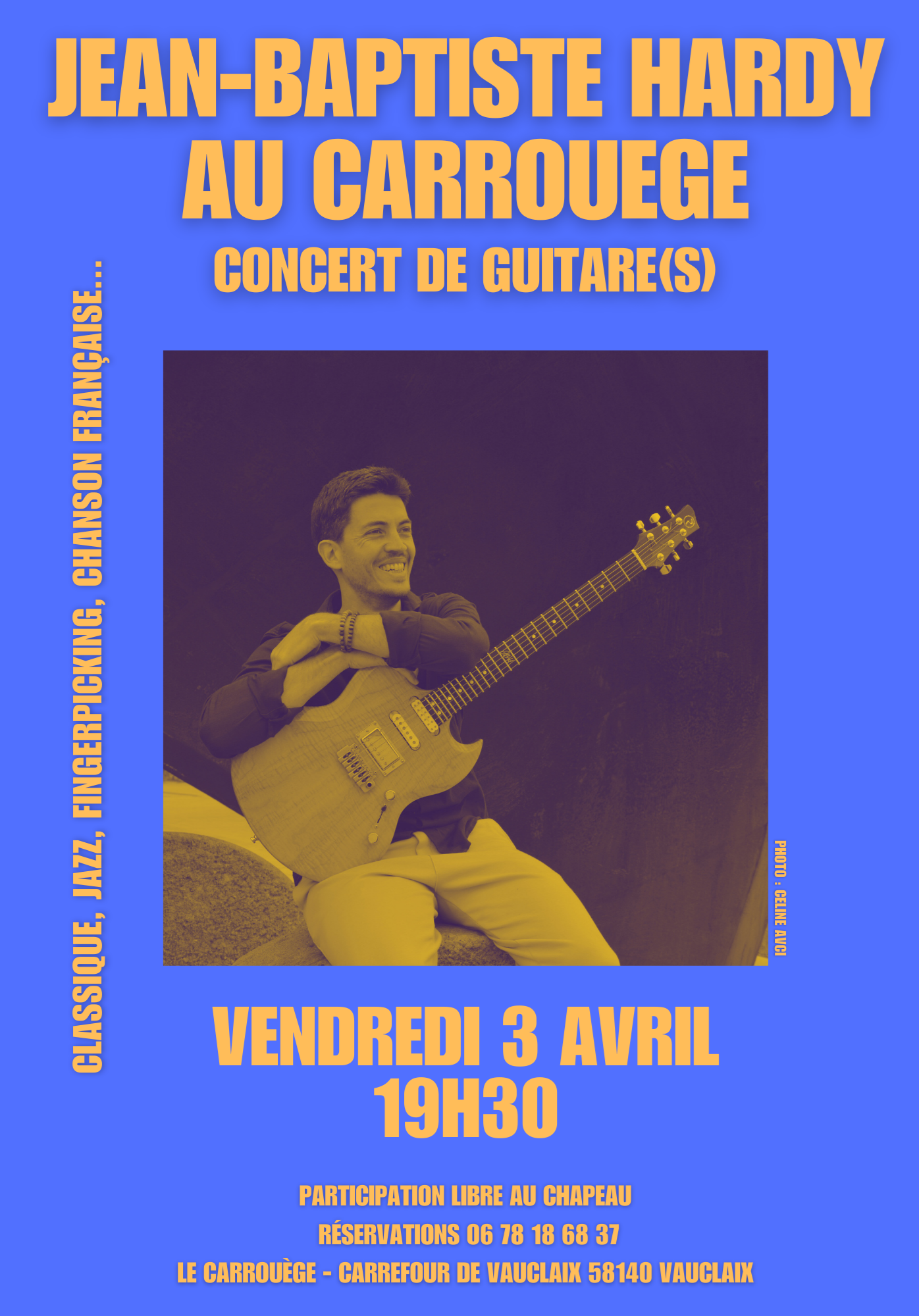 concert de guitares(s) : Jean-Baptiste Hardy