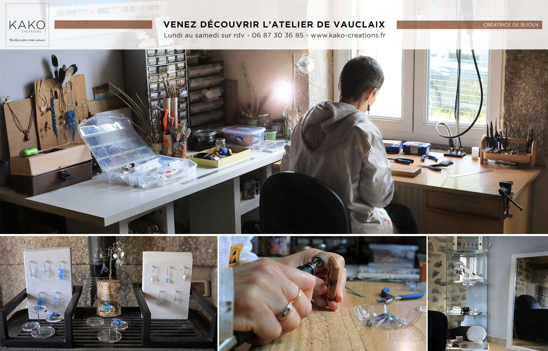 exposition-vente de bijoux : KAKO et le Made in Morvan le 11 juillet 2026